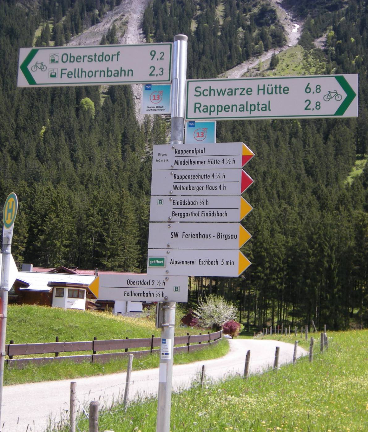 009 Wegweiser Rappenseehuette